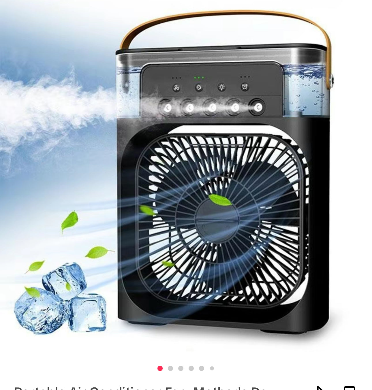 Compact 3-in-1 Air Cooler – Mini AC with Humidifier